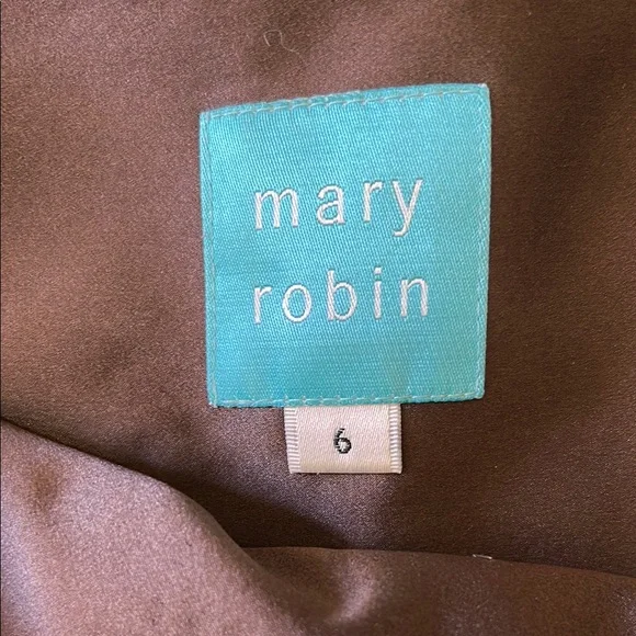 Vintage Mary Robin Corduroy Floral A-Line Skirt sz6 - Picture 6 of 13